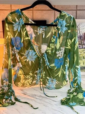 Free People “ of paradise “ tropical top